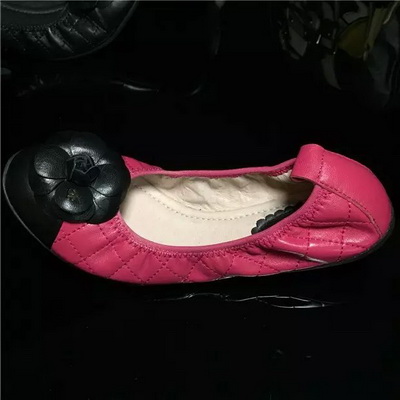 CHANEL Shallow mouth flat shoes Women--064